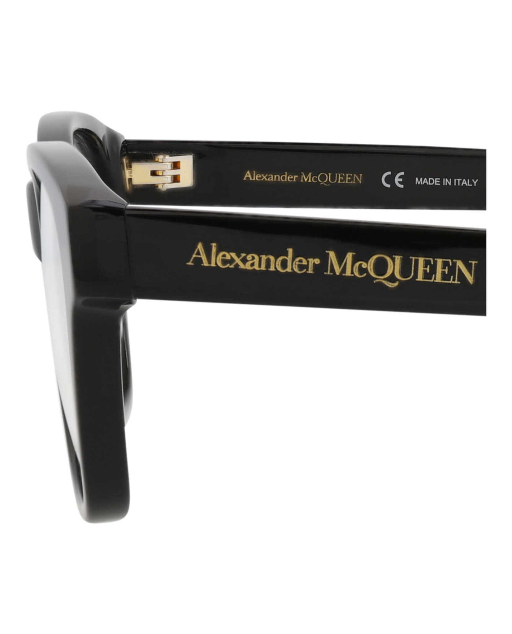 MONTURA ÓPTICA ALEXANDER MCQUEEN CON MONTURA CUADRADA (MUJER) NEGRO - 4