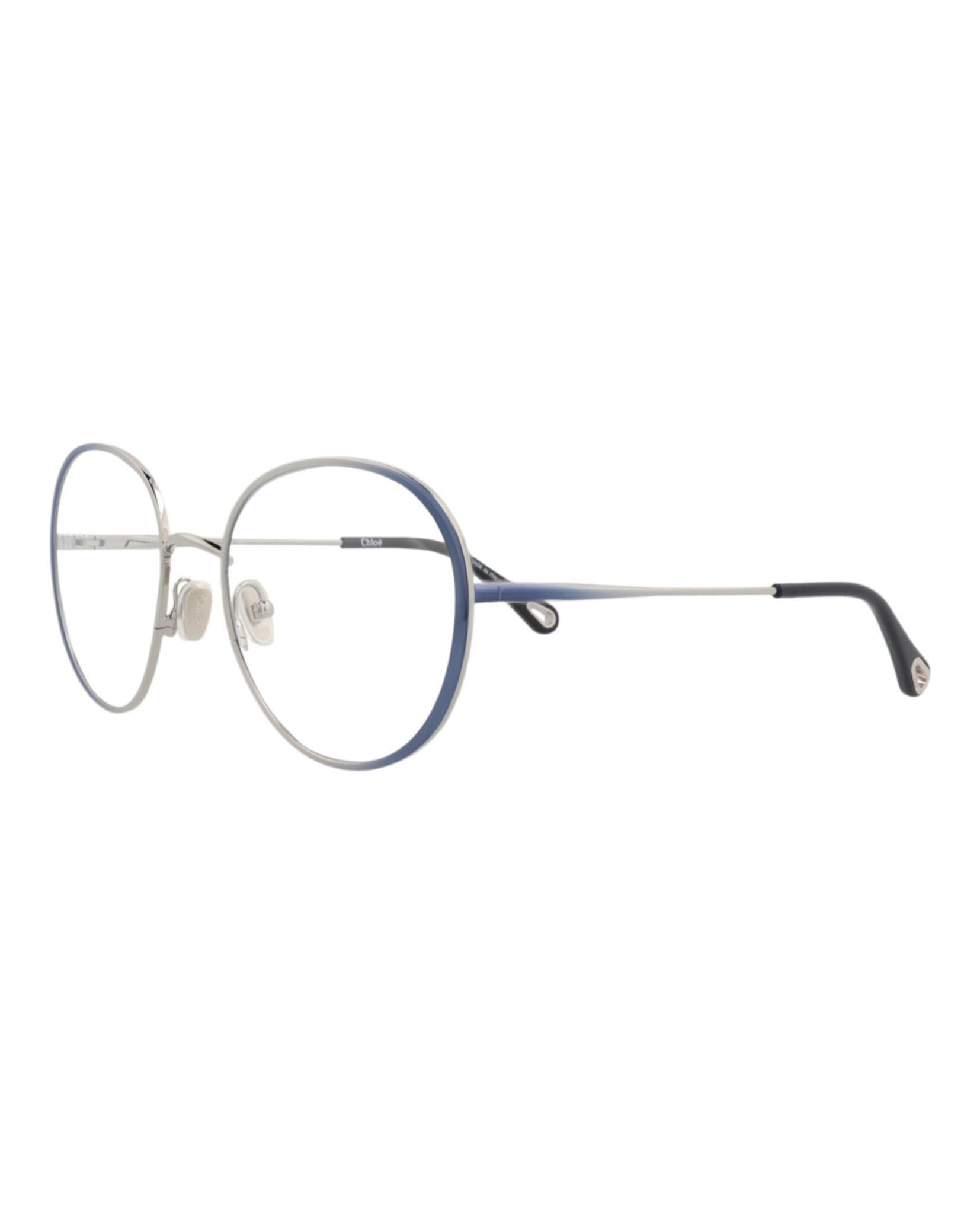 MONTURA ÓPTICA CON MARCO REDONDO CHLOÉ (MUJER) EN AZUL AZUL TRANSPARENTE - 2