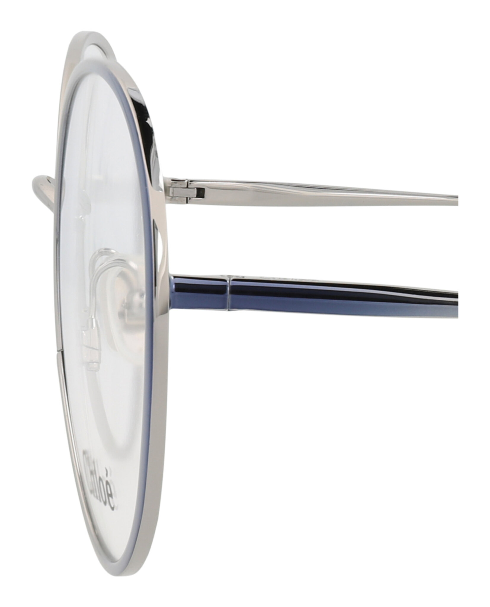 MONTURA ÓPTICA CON MARCO REDONDO CHLOÉ (MUJER) EN AZUL AZUL TRANSPARENTE - 4