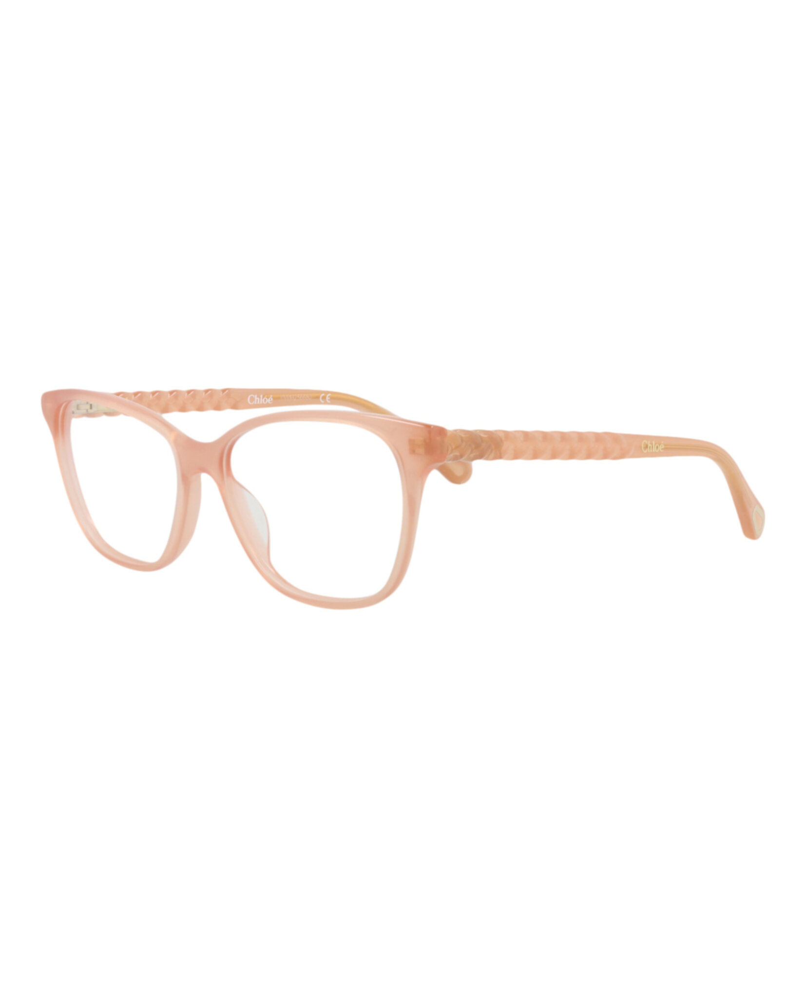 MONTURA ÓPTICA CHLOÉ CAT EYE-FRAME EN COLOR NUDE TRANSPARENTE - 2