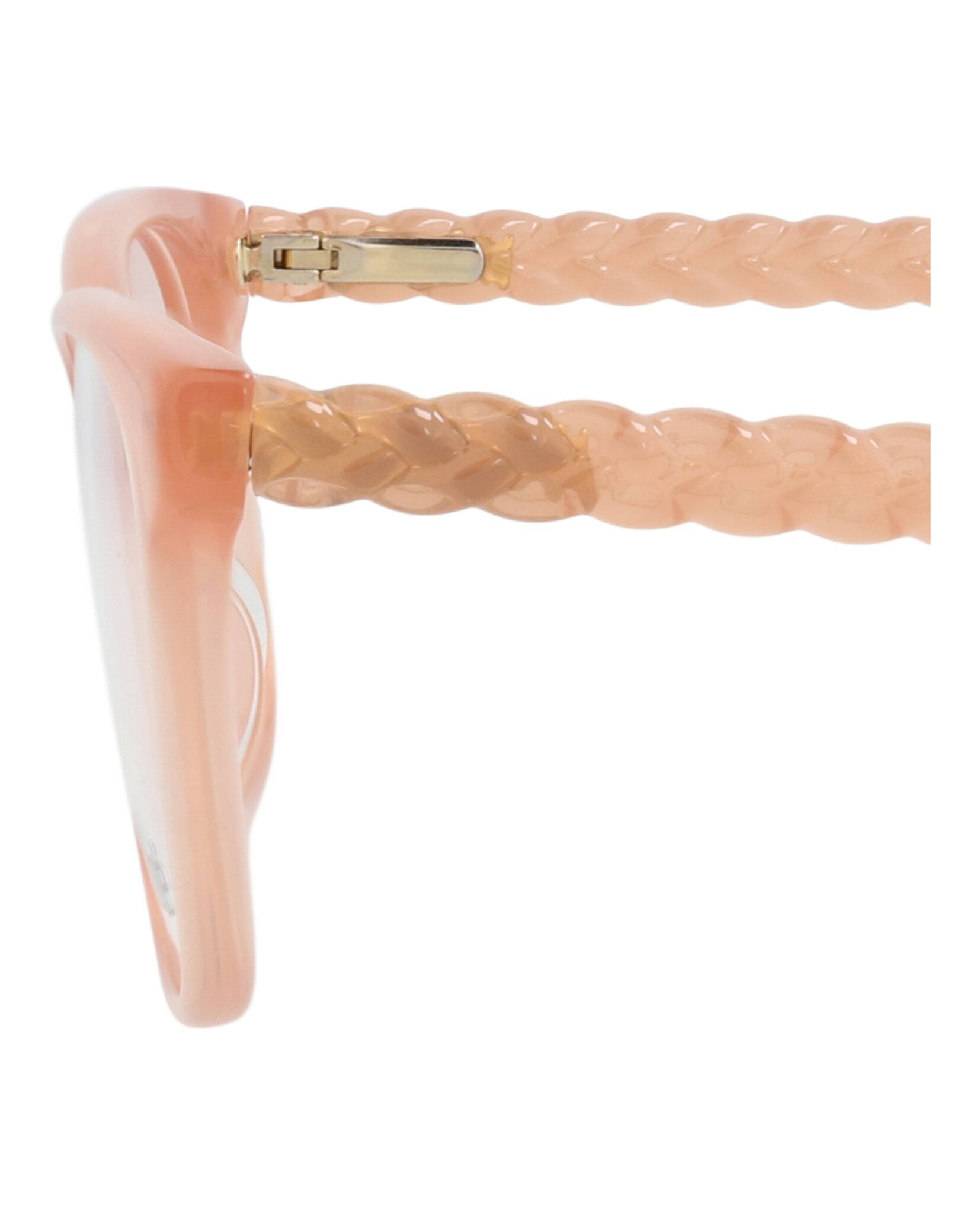 MONTURA ÓPTICA CHLOÉ CAT EYE-FRAME EN COLOR NUDE TRANSPARENTE - 4