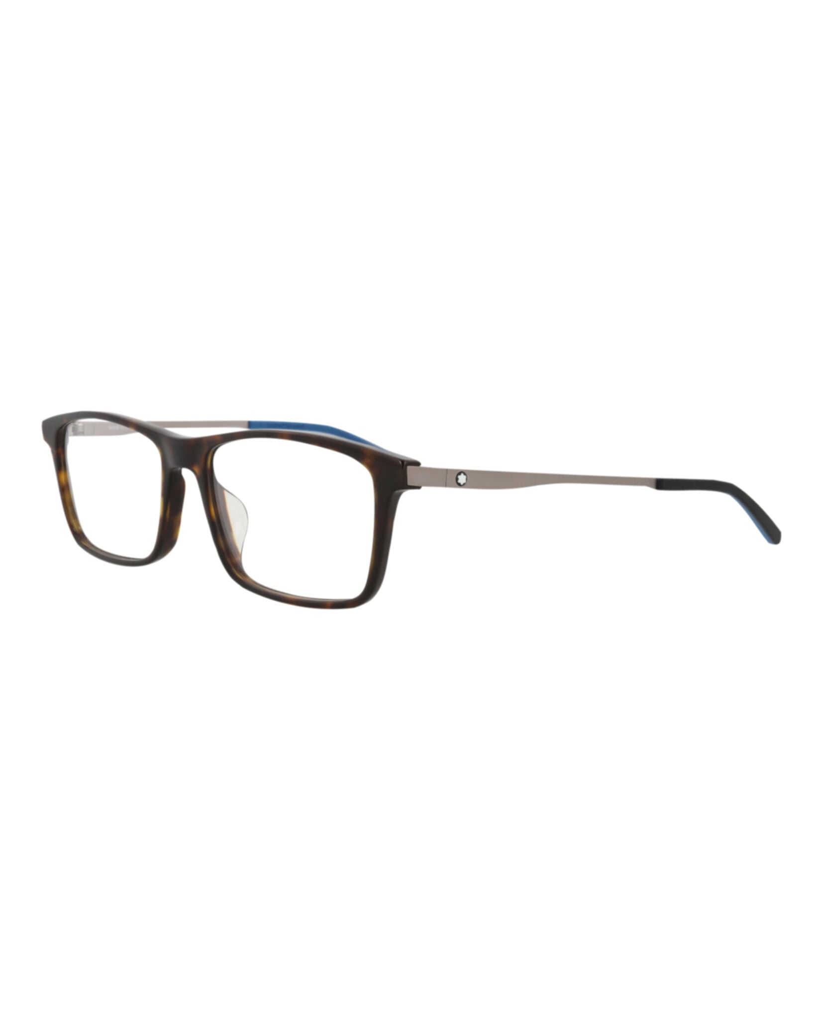 MONTURA ÓPTICA MONTBLANC MONTURAS ÓPTICAS DE ACETATO CUADRADAS (HOMBRE) EN HAVANA RUTENIO TRANSPARENTE - 2