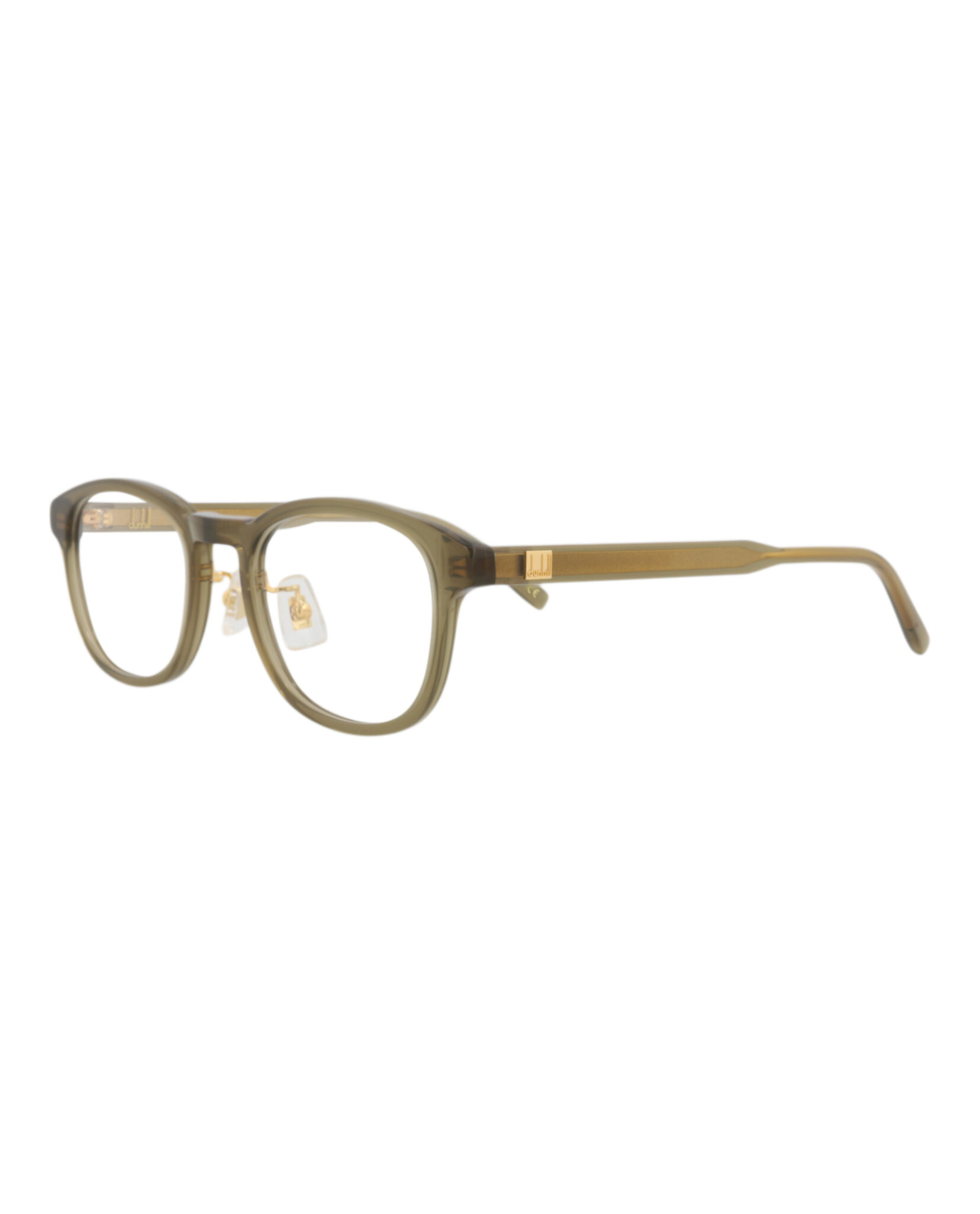 MONTURA ÓPTICA DUNHILL DE ACETATO CON MARCO CUADRADO (HOMBRE) Y MUJER EN MARRÓN MARRÓN TRANSPA - 2