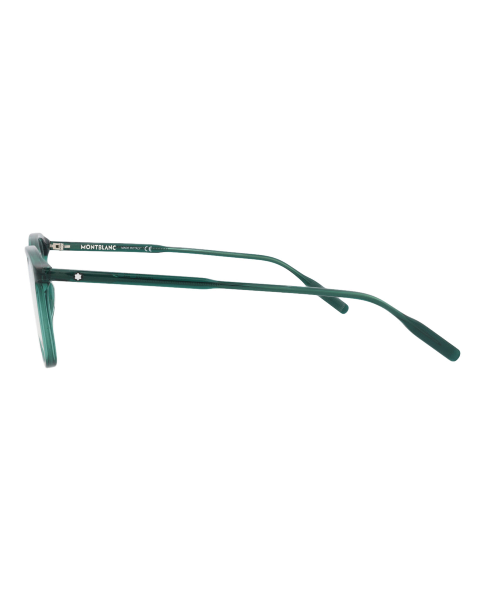 MONTURA ÓPTICA MONTBLANC DE ACETATO CON MONTURA CUADRADA (HOMBRE) EN VERDE VERDE Y TRANSPAREN - 3