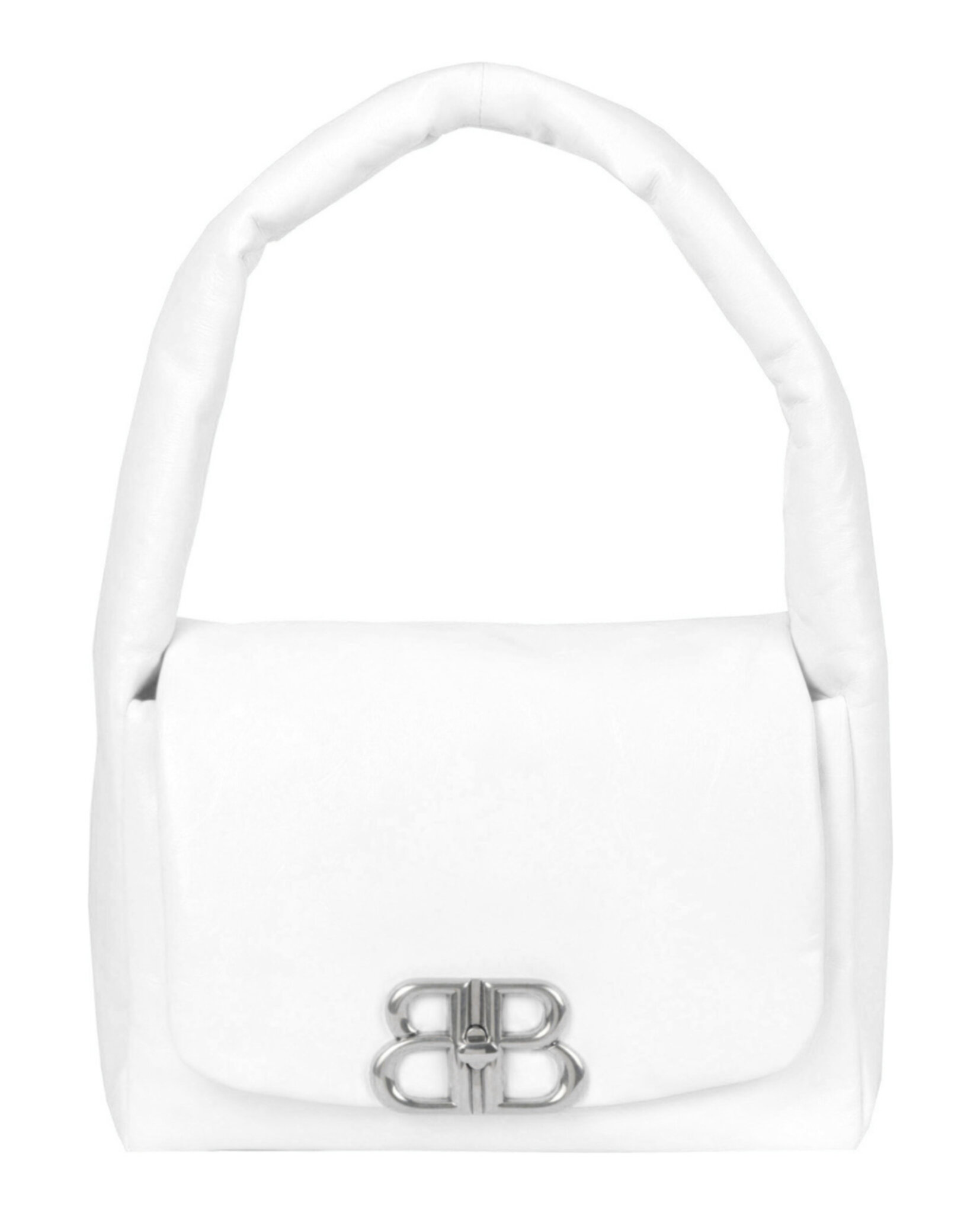 BOLSO DE HOMBRO PEQUEÑO BALENCIAGA MONACO (MUJER) BLANCO - 1