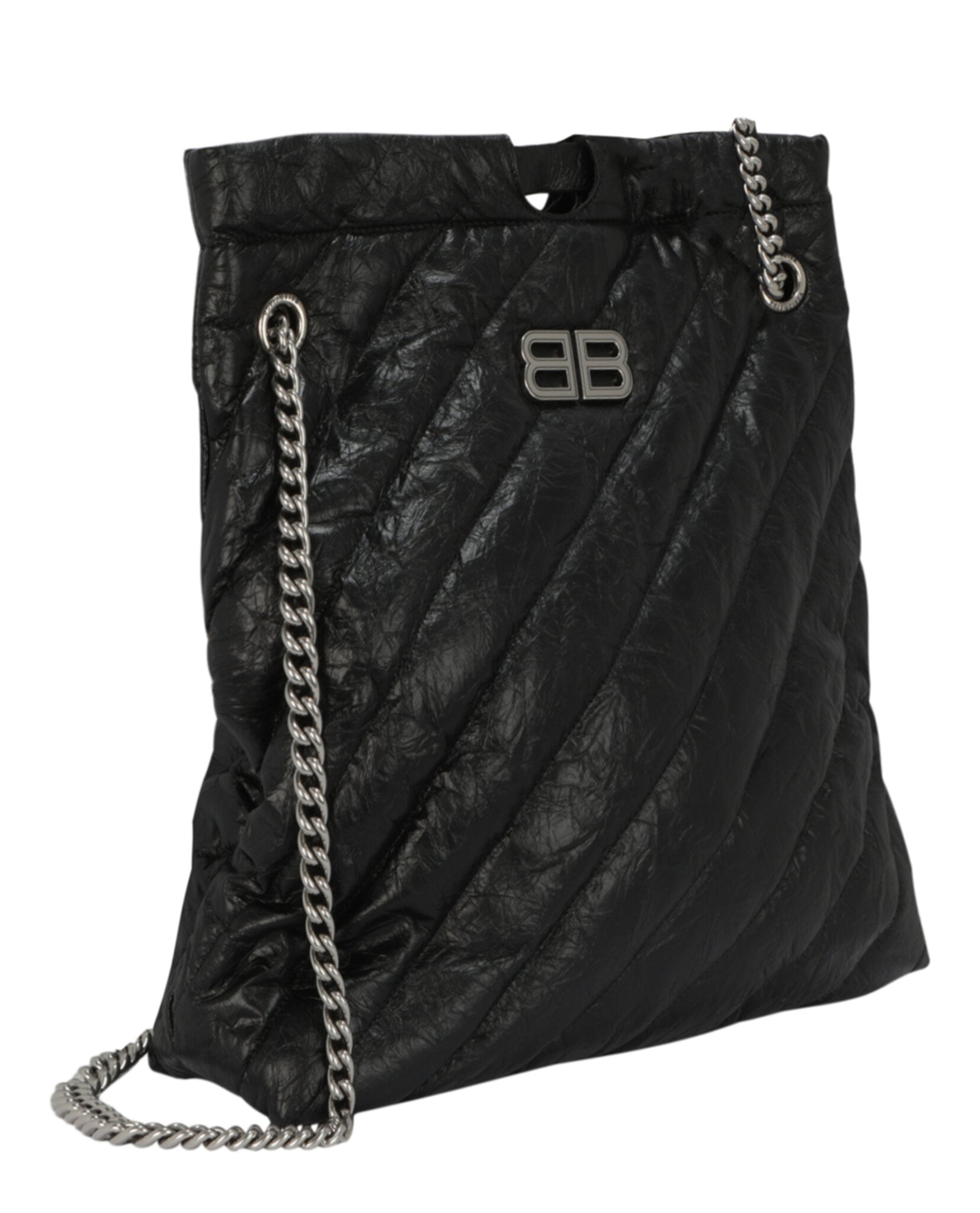 BOLSO DE MANO MEDIANOS ACOLCHADOS BALENCIAGA CRUSH (MUJER) NEGRO - 3