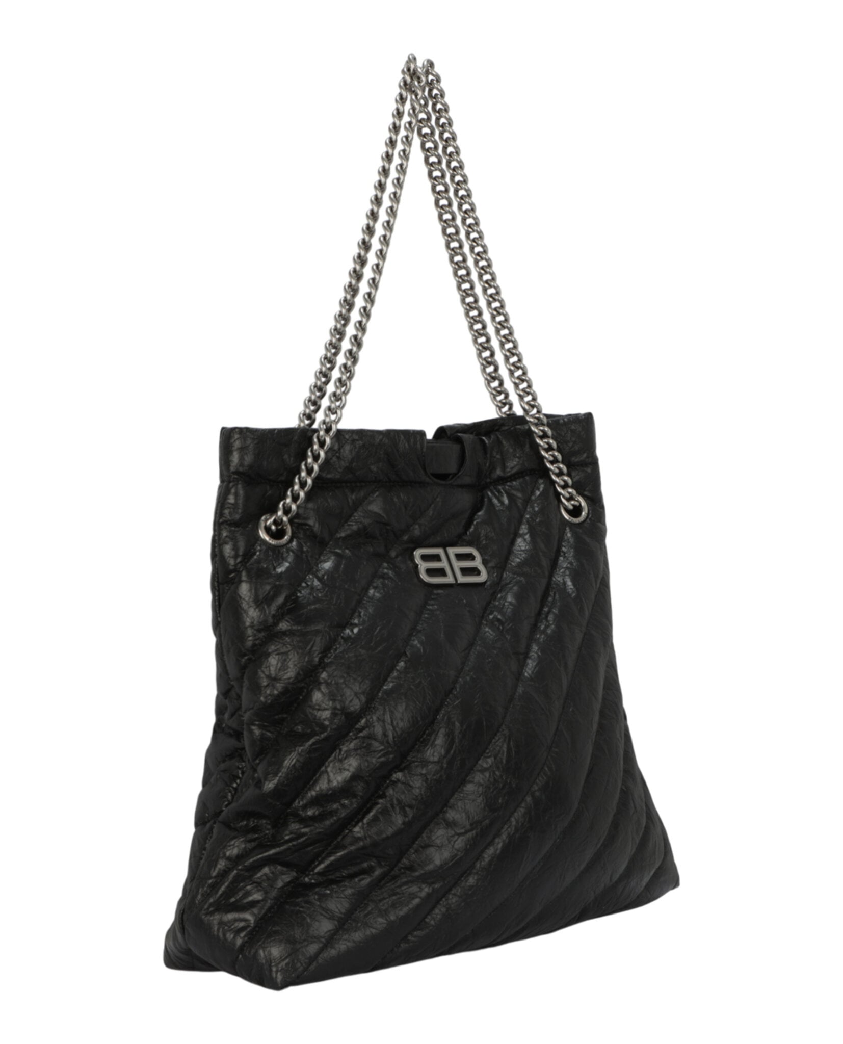 BOLSO DE MANO MEDIANOS ACOLCHADOS BALENCIAGA CRUSH (MUJER) NEGRO - 4