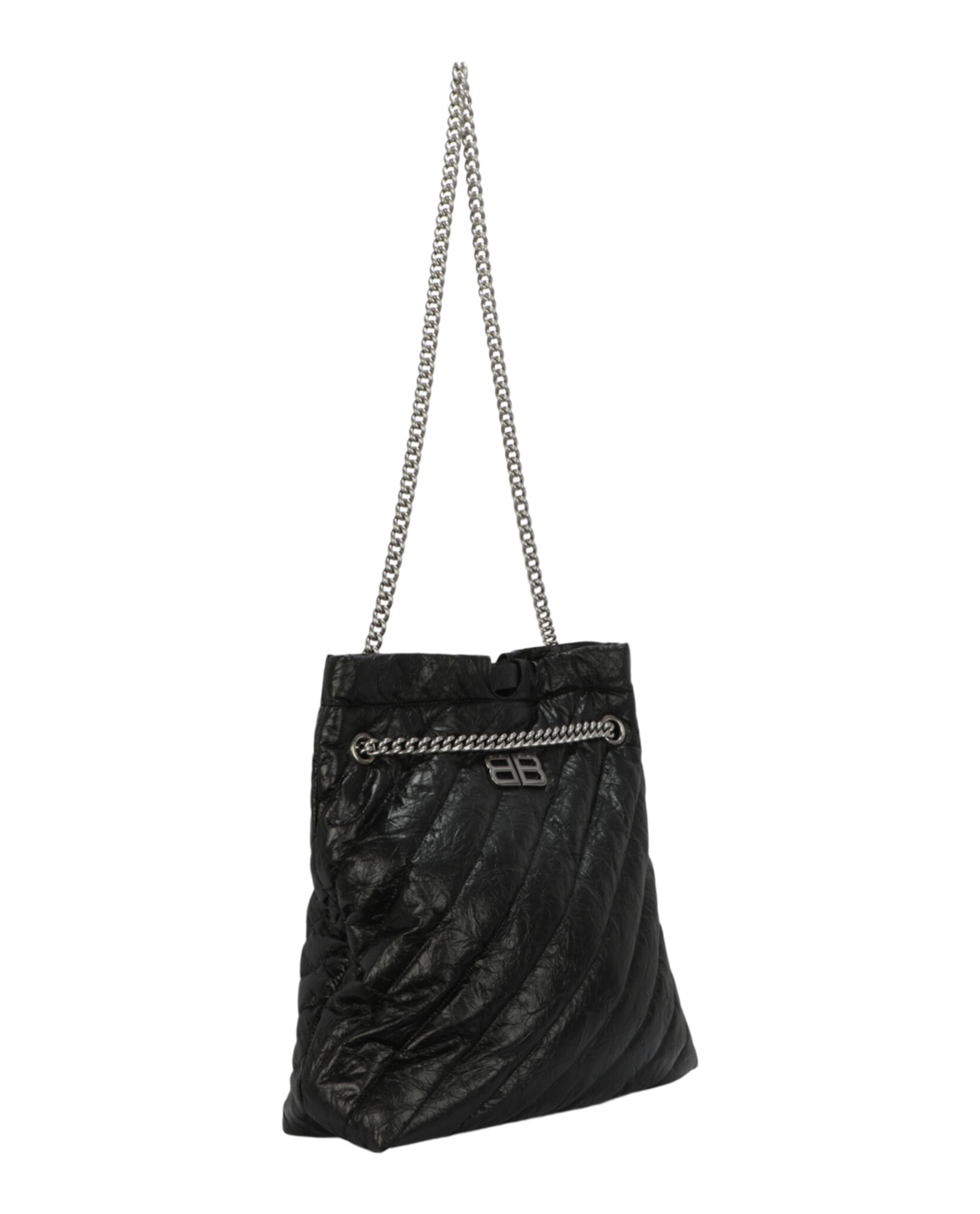 BOLSO DE MANO MEDIANOS ACOLCHADOS BALENCIAGA CRUSH (MUJER) NEGRO - 7