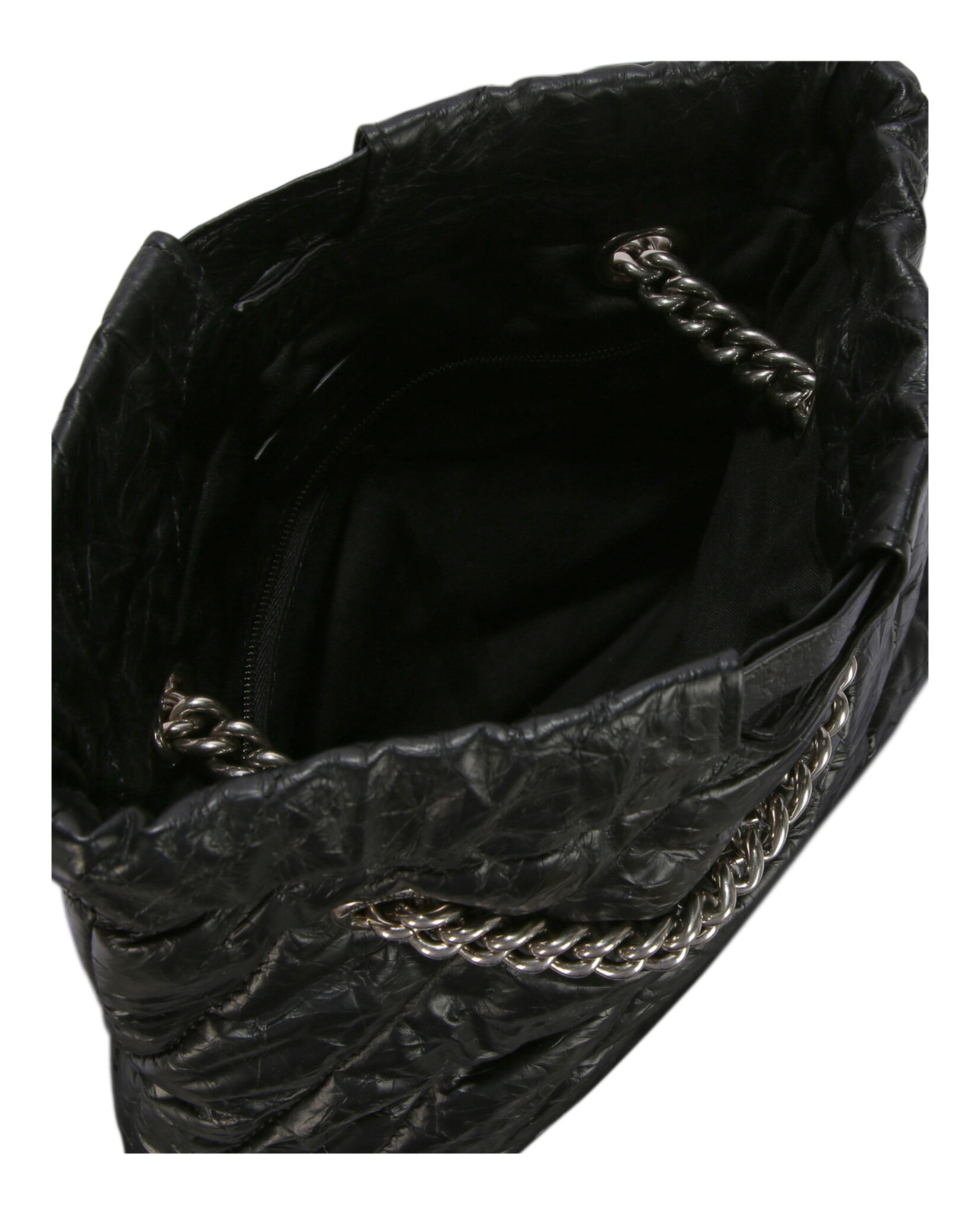 BOLSO PEQUEÑO ACOLCHADO CRUSH DE BALENCIAGA (MUJER) NEGRO - 6