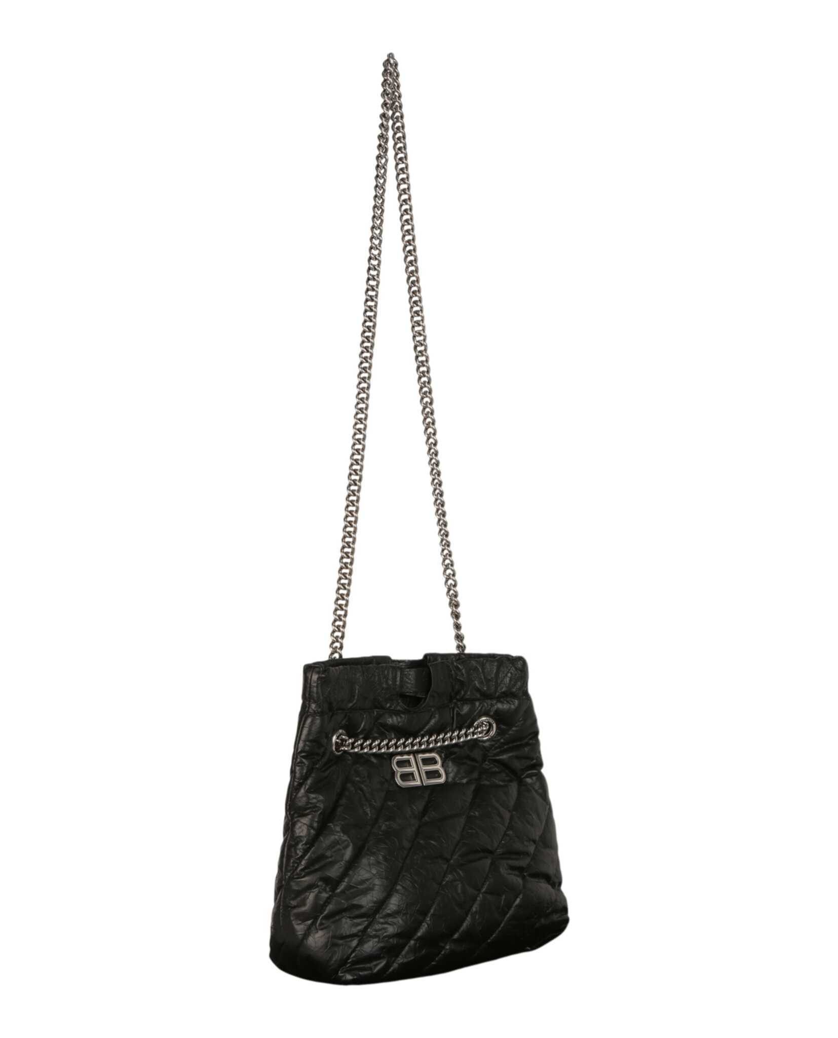 BOLSO PEQUEÑO ACOLCHADO CRUSH DE BALENCIAGA (MUJER) NEGRO - 7