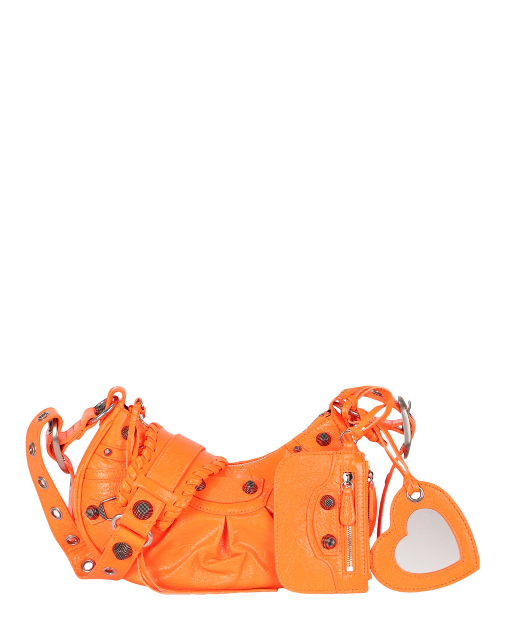 BOLSO DE HOMBRO BALENCIAGA XS LE CAGOLE (MUJER) NARANJA FLUO - 1