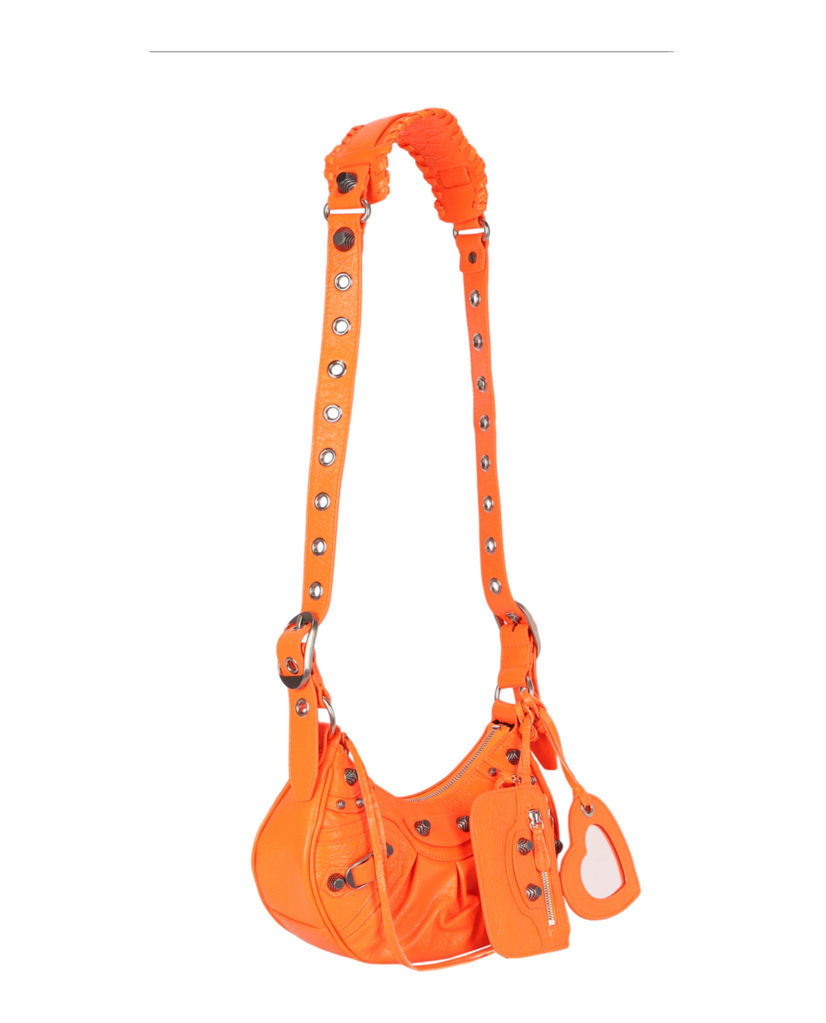 BOLSO DE HOMBRO BALENCIAGA XS LE CAGOLE (MUJER) NARANJA FLUO - 4
