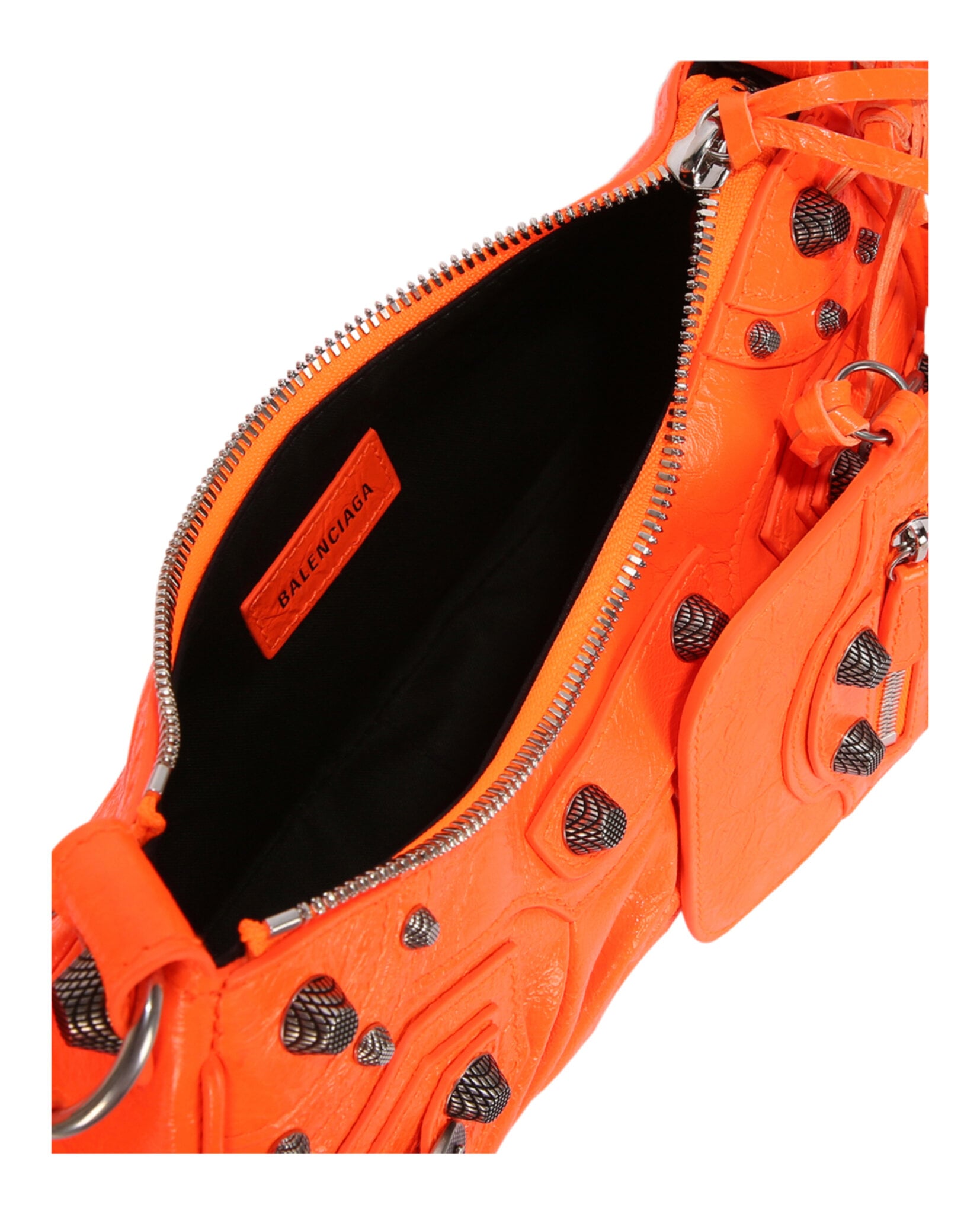BOLSO DE HOMBRO BALENCIAGA XS LE CAGOLE (MUJER) NARANJA FLUO - 6