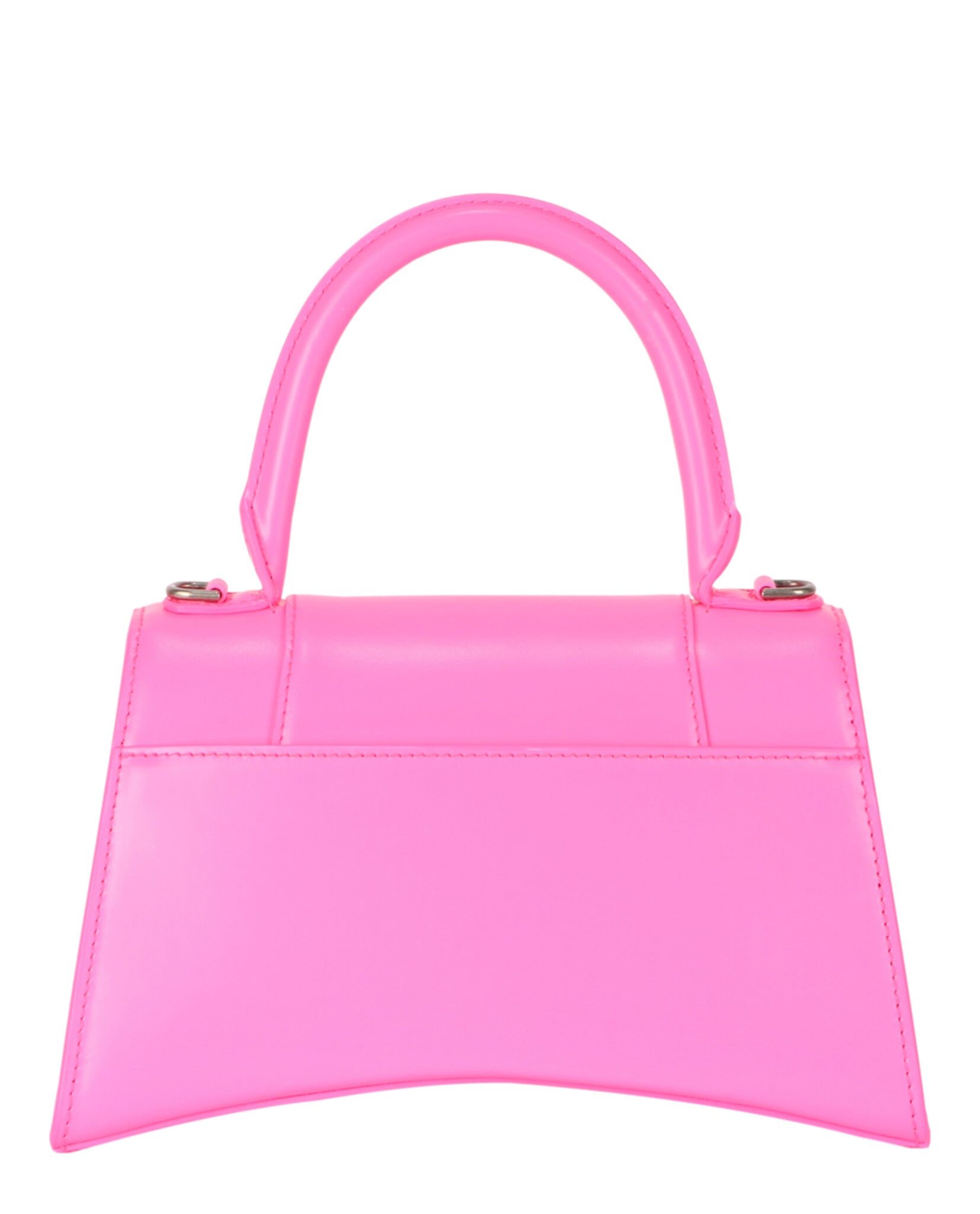 BOLSO PEQUEÑO CON ASA SUPERIOR CON FORMA DE RELOJ DE ARENA BALENCIAGA (MUJER) ROSA FLUORESCENT - 5