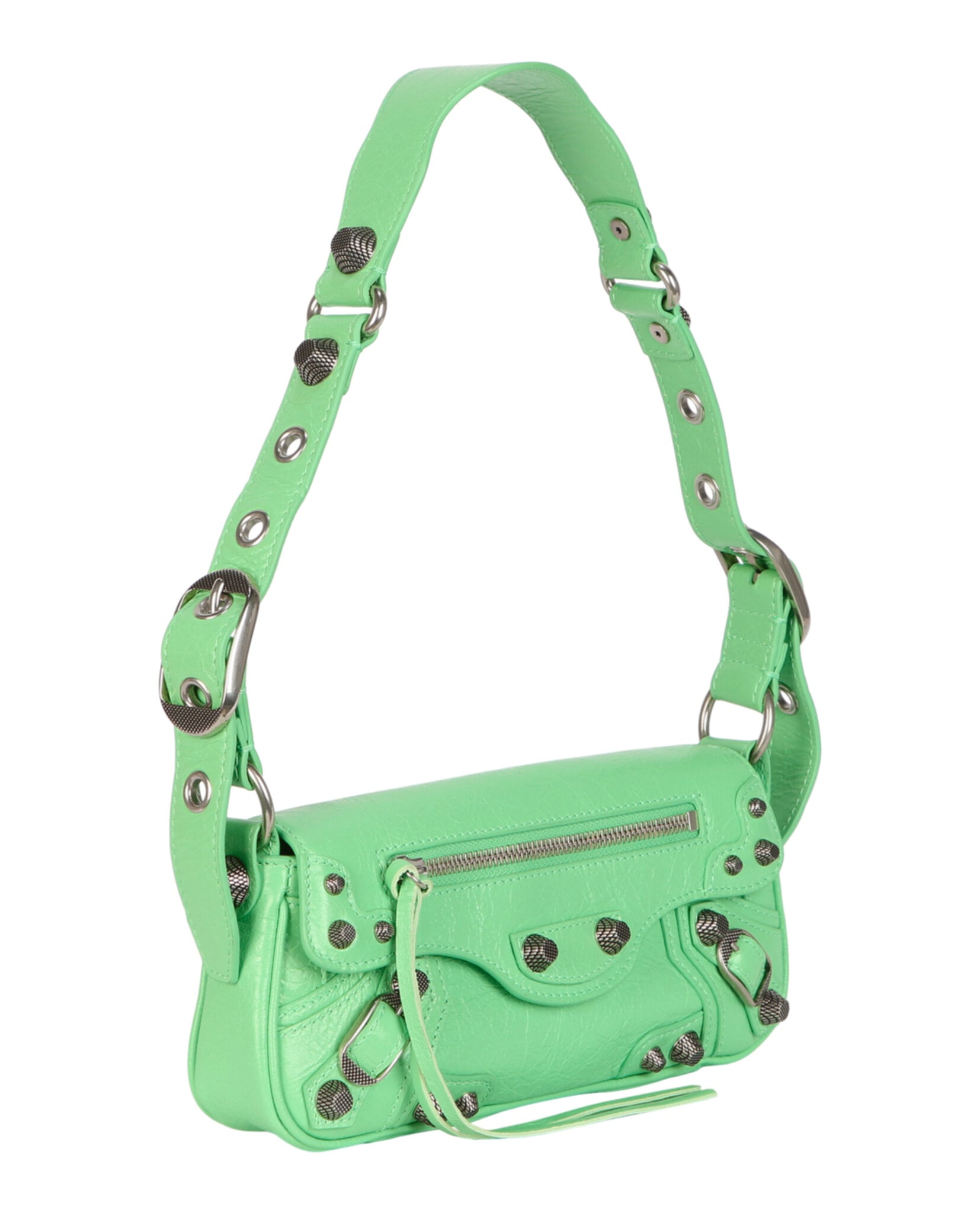 BOLSO DE HOMBRO BALENCIAGA XS LE CAGOLE SLING (MUJER) VERDE MENTA - 3