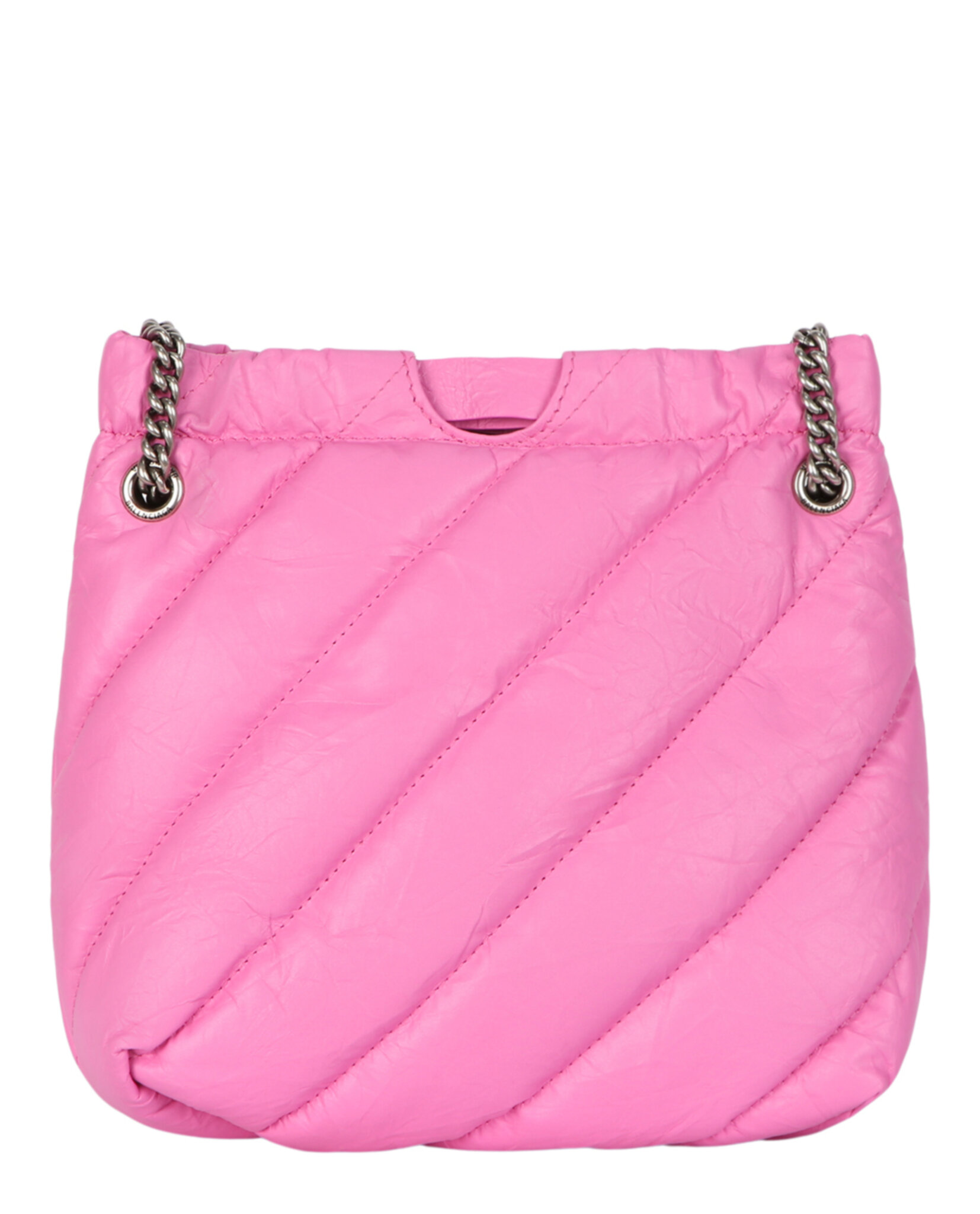 BOLSO DE MANO BALENCIAGA XS QUILTED CRUSH (MUJER) ROSA CLARO - 5