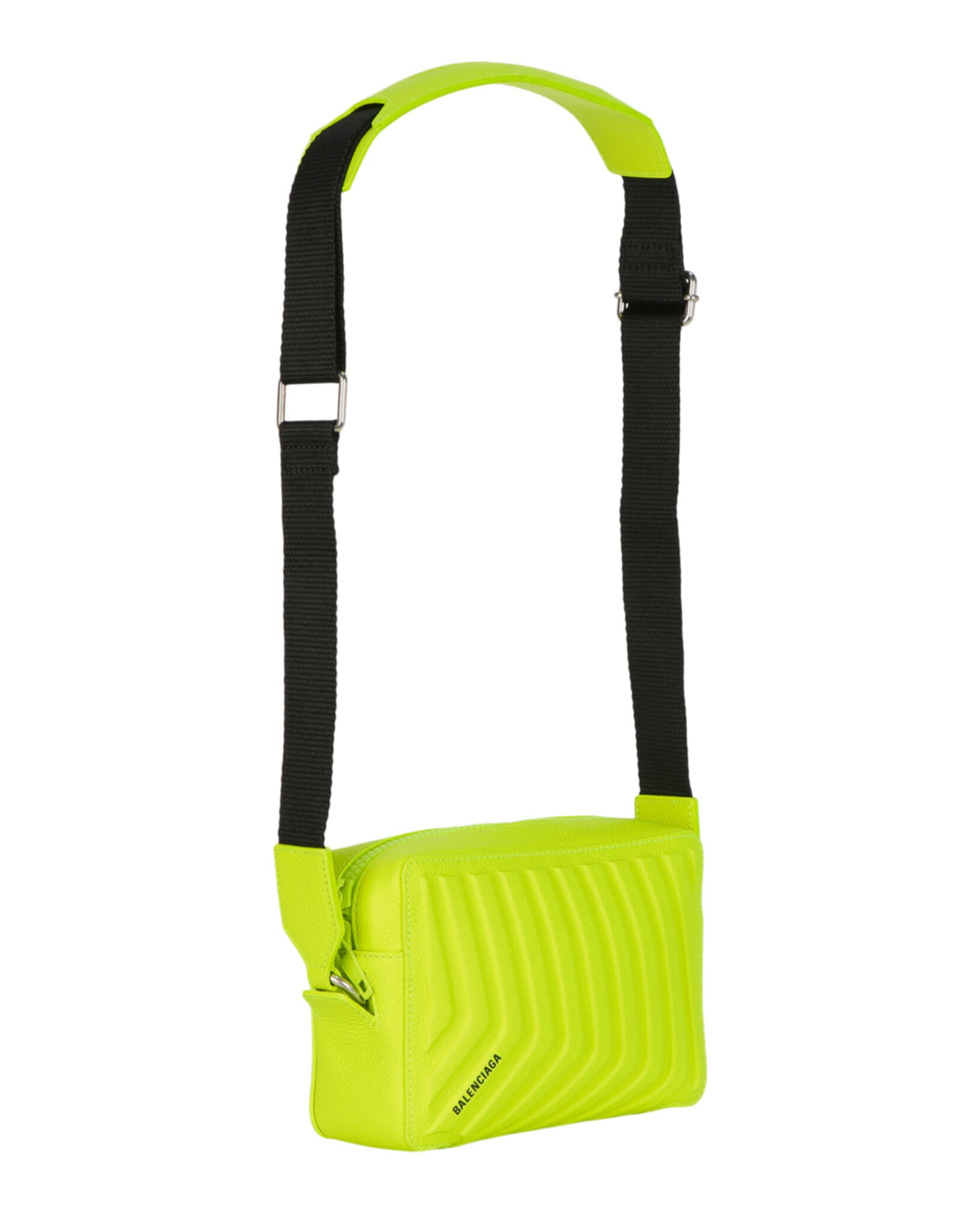 BOLSO BALENCIAGA DE PIEL PARA CÁMARA DE COCHE (HOMBRE) AMARILLO FLUO - 3