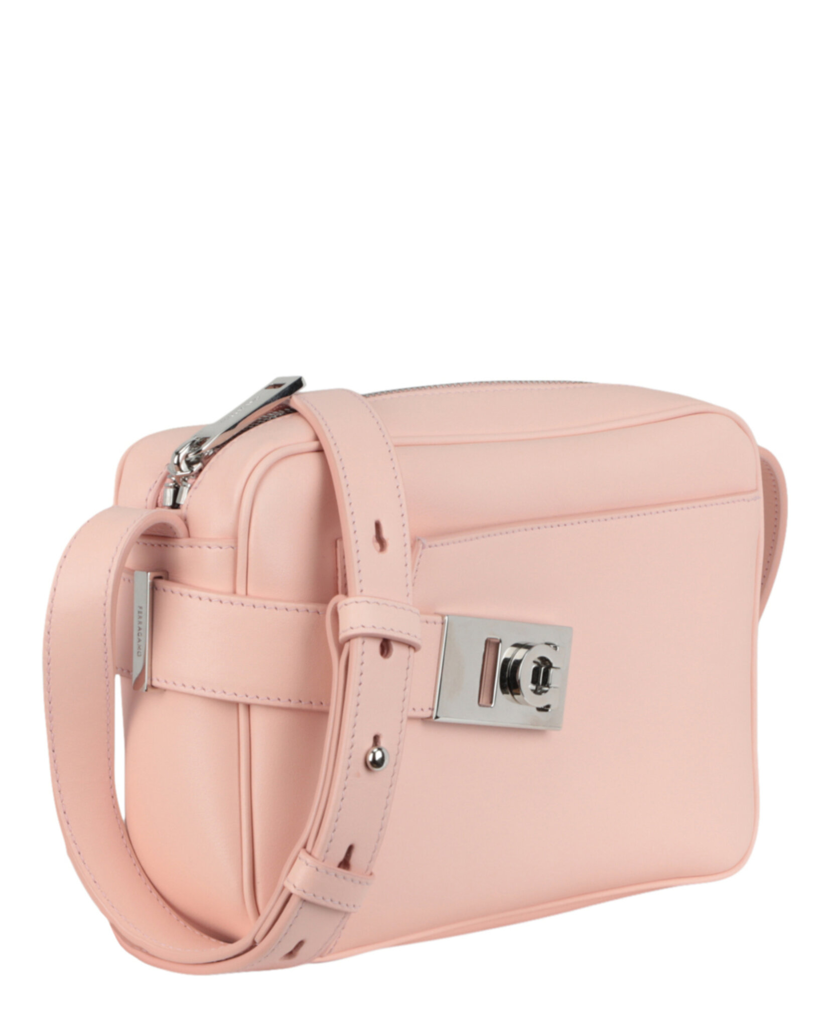 BOLSO FUNDA BANDOLERA FERRAGAMO SMALL ARCHIVE CAMERA (MUJER) ROSA CLARO - 2