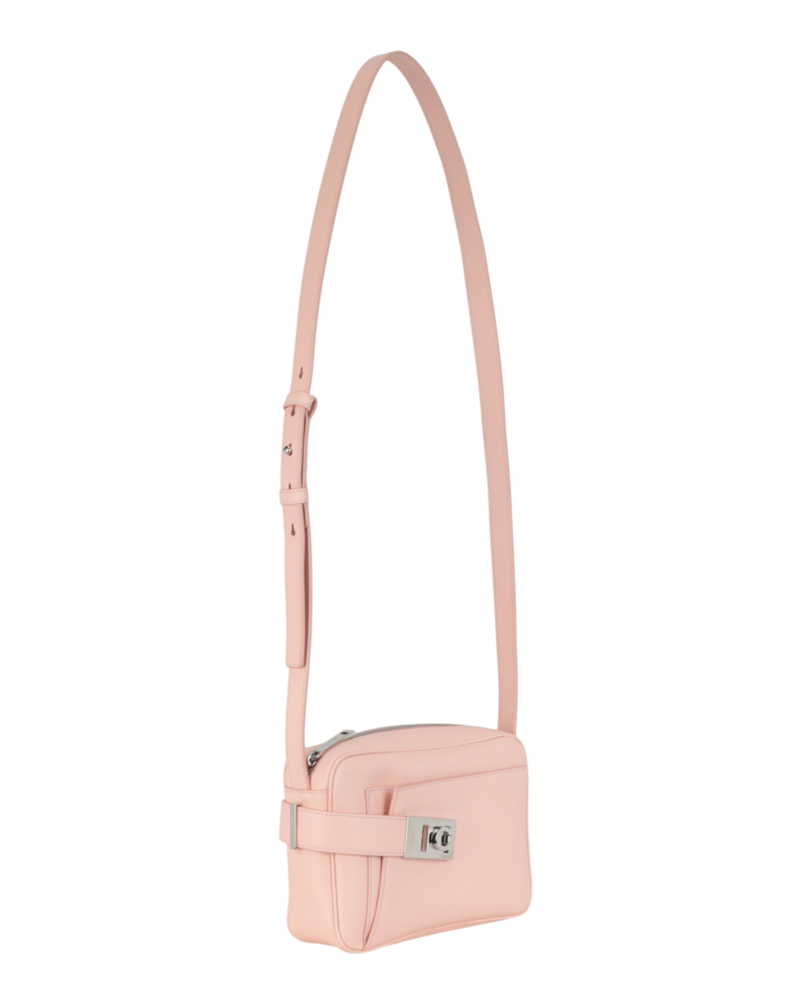 BOLSO FUNDA BANDOLERA FERRAGAMO SMALL ARCHIVE CAMERA (MUJER) ROSA CLARO - 4