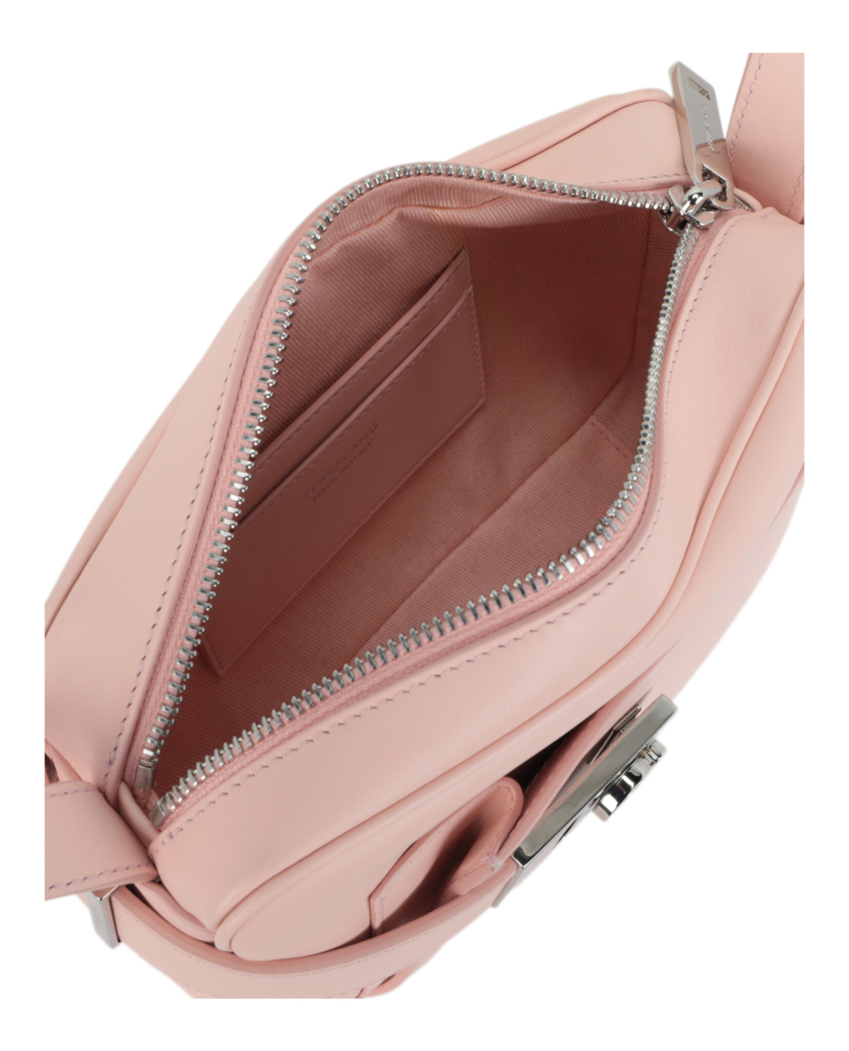 BOLSO FUNDA BANDOLERA FERRAGAMO SMALL ARCHIVE CAMERA (MUJER) ROSA CLARO - 6