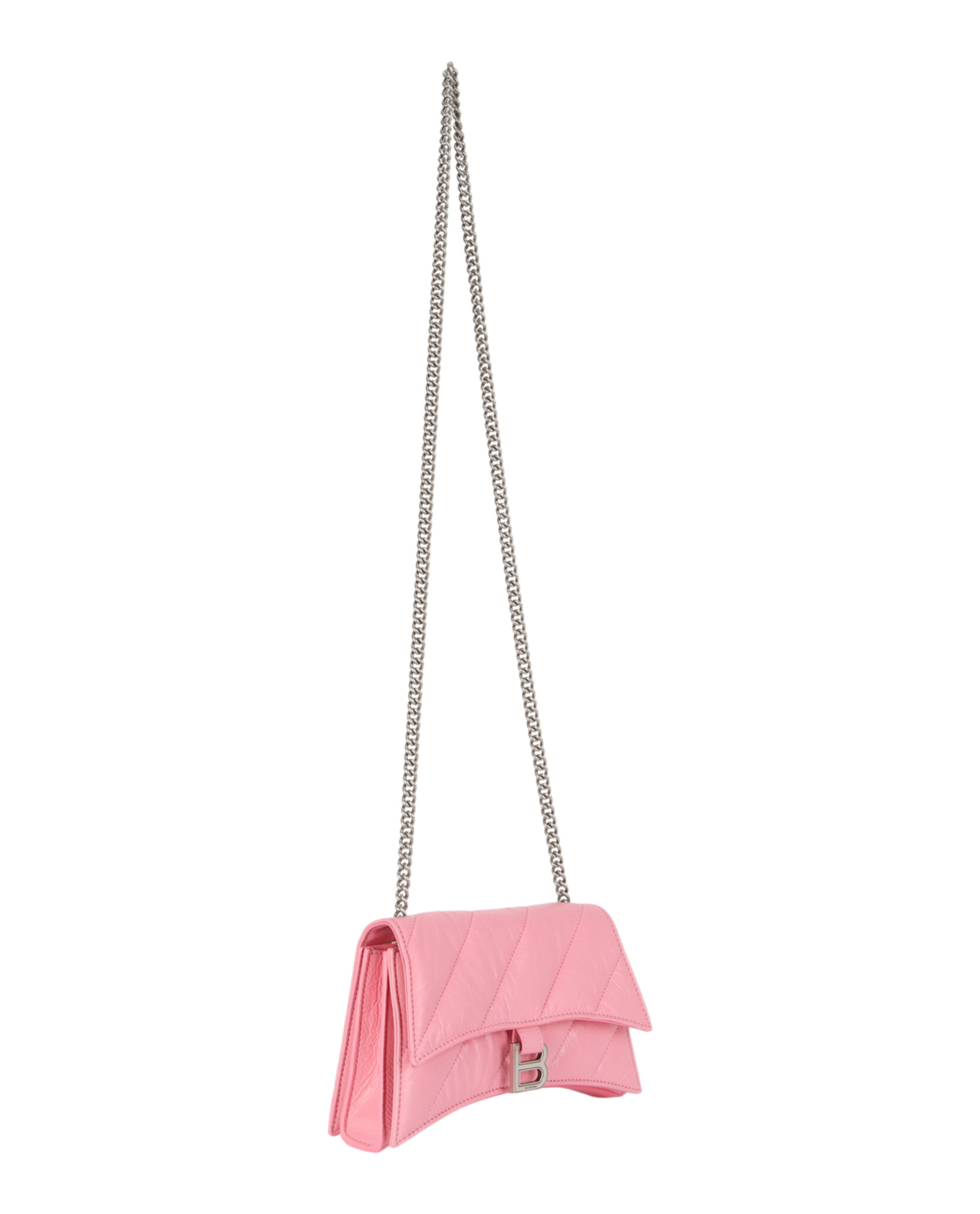 BOLSO DE HOMBRO BALENCIAGA XS DE PIEL APLASTADA ACOLCHADO (MUJER) ROSA DULCE - 4