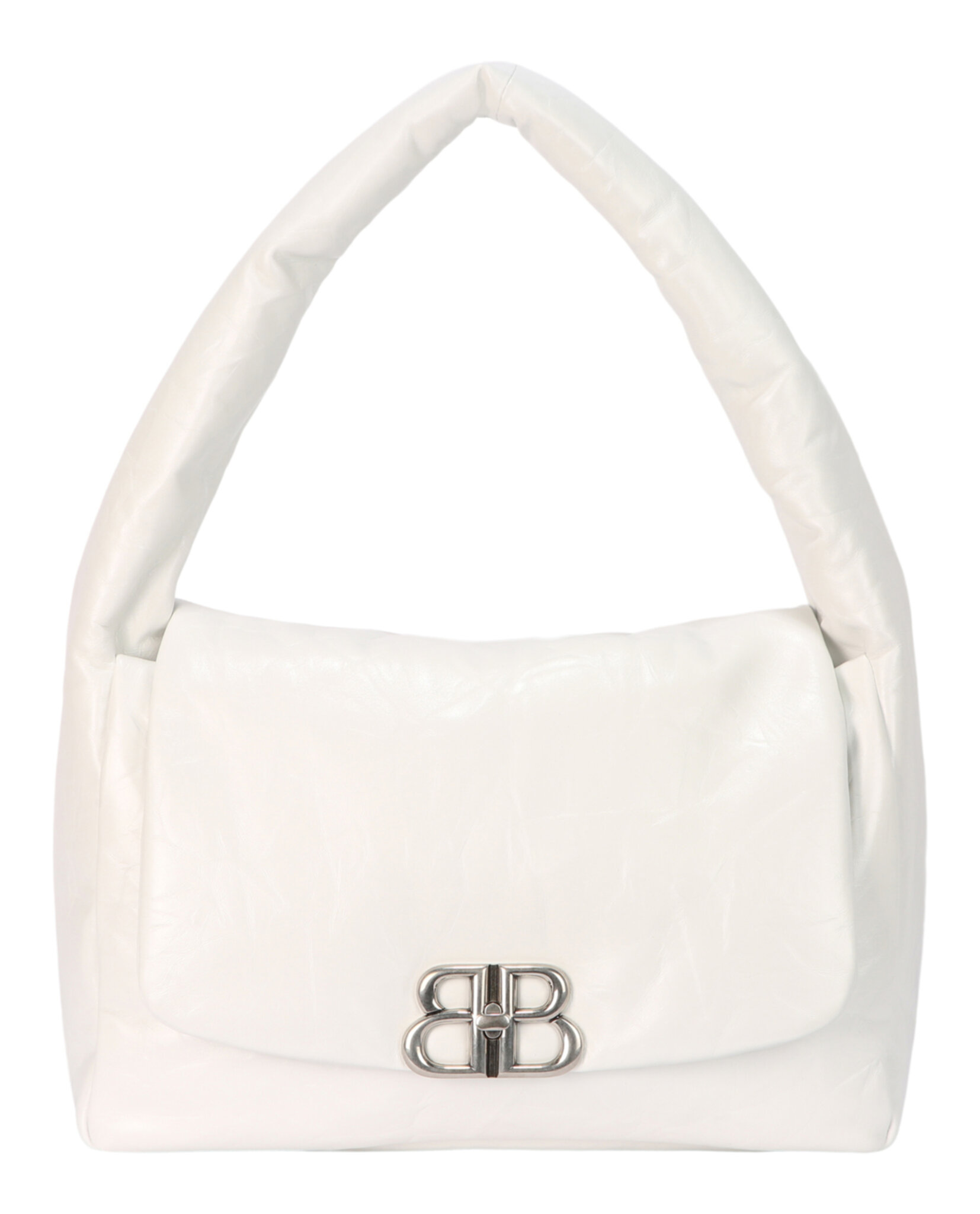 BOLSO BANDOLERA MONACO MEDIUM (MUJER) BLANCO ÓPTICO DE BALENCIAGA - 1
