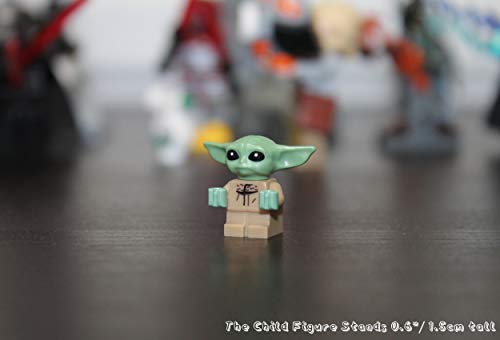 LEGO STAR WARS THE MANDALORIAN MINIFIGURA - BABY YODA GROGU (EL NIÑO) CON MINIFIGURELAND TILE 75292 - 2