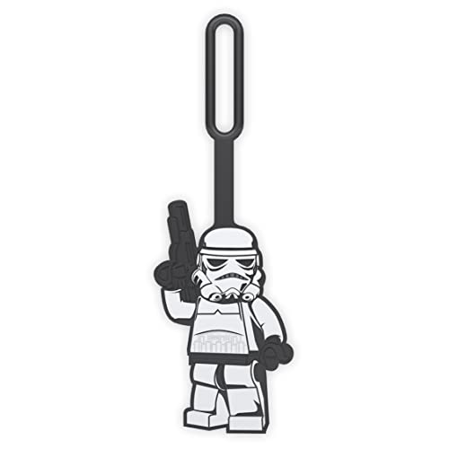 LEGO STAR WARS - ETIQUETA DE BOLSA DE STORMTROOPER (52235) ETIQUETA DE SILICONA PARA EQUIPAJE DE VIAJE MALETA MOCHILA - 1