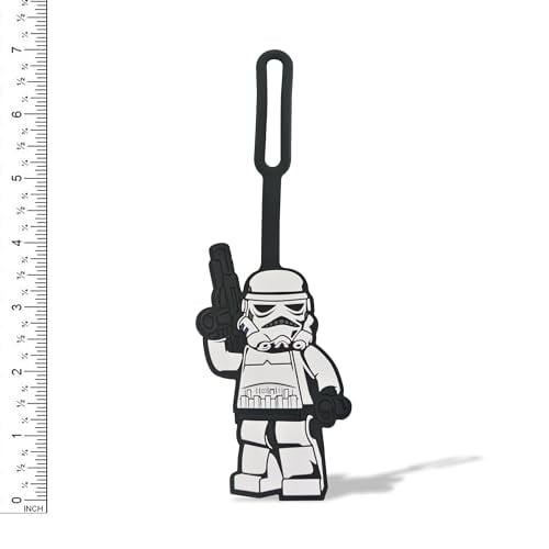 LEGO STAR WARS - ETIQUETA DE BOLSA DE STORMTROOPER (52235) ETIQUETA DE SILICONA PARA EQUIPAJE DE VIAJE MALETA MOCHILA - 2