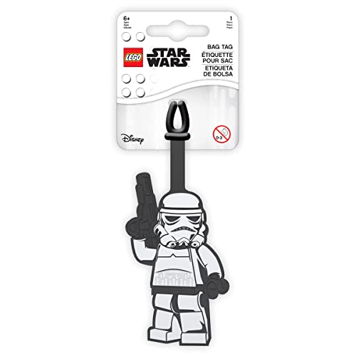 LEGO STAR WARS - ETIQUETA DE BOLSA DE STORMTROOPER (52235) ETIQUETA DE SILICONA PARA EQUIPAJE DE VIAJE MALETA MOCHILA - 5