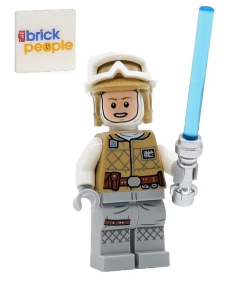 LEGO STAR WARS LUKE SKYWALKER HOTH - MINIFIGURA (CABEZA DE PASAMONTAÑAS) CON SABLE DE LUZ Y PISTOLA A PARTIR DE 6 AÑOS (1 UNIDAD) - 1