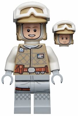 LEGO STAR WARS LUKE SKYWALKER HOTH - MINIFIGURA (CABEZA DE PASAMONTAÑAS) CON SABLE DE LUZ Y PISTOLA A PARTIR DE 6 AÑOS (1 UNIDAD) - 2