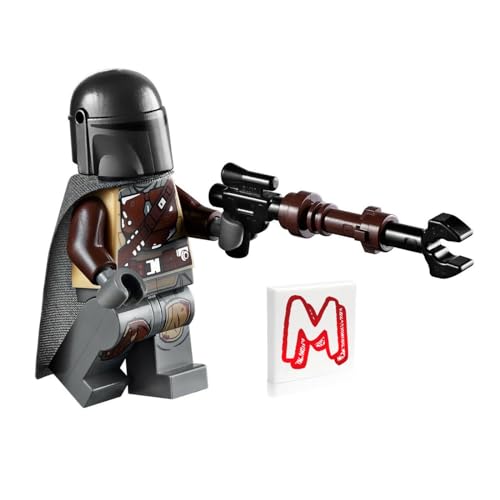 LEGO MINIFIGURA DE STAR WARS - THE MANDALORIAN (CON BLASTER Y PANTALLA LATERAL) 75292 - 2