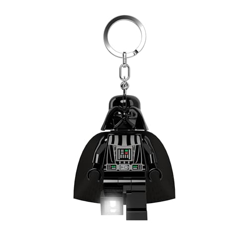LEGO STAR WARS - LLAVERO CON LUZ DE FIGURA GRANDE DE 7.6 CM DE DARTH VADER (KE7H) - 1