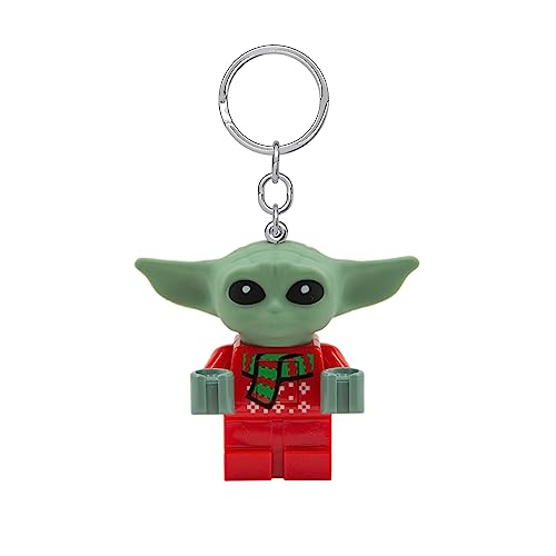 LEGO STAR WARS THE MANDALORIAN KEY LIGHT - SUÉTER NAVIDEÑO GROGU (KE208AH) FIGURA EXTRAGRANDE DE 2.25 PULGADAS DE ALTO - 1