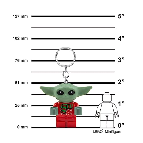 LEGO STAR WARS THE MANDALORIAN KEY LIGHT - SUÉTER NAVIDEÑO GROGU (KE208AH) FIGURA EXTRAGRANDE DE 2.25 PULGADAS DE ALTO - 2