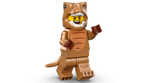 LEGO MINIFIGURAS COLECCIONABLES SERIE 24 - ABANICO DE DISFRAZ T-REX 71037 - 1