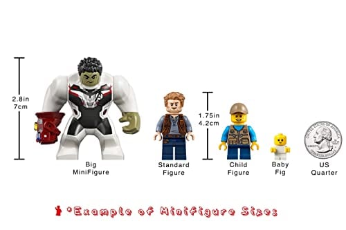 LEGO MARVEL AVENGERS MINIFIGURA - CAPITANA MARVEL (CON PELO CASCO Y EXPLOSIONES DE ENERGÍA) - 5