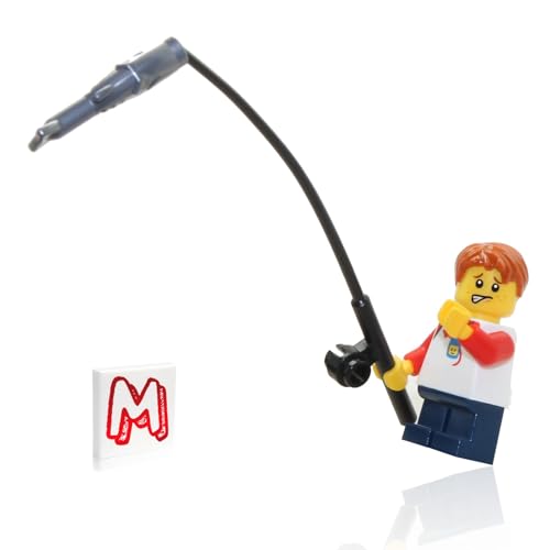 LEGO MINIFIGURA DE AVENTURA AL AIRE LIBRE - CAMPER BOY NIÑO (CON CAÑA DE PESCAR Y PESCADO) - 2