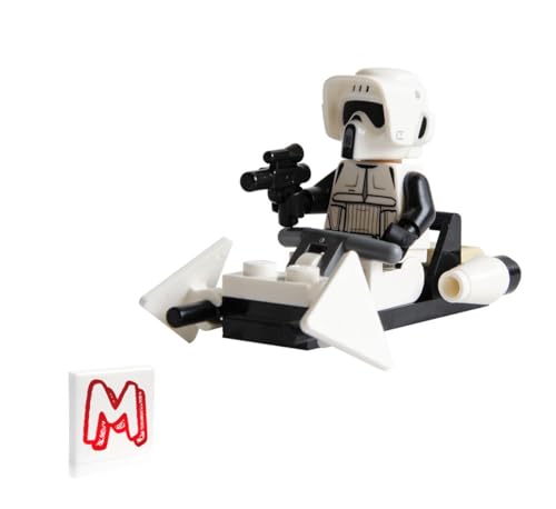 LEGO STAR WARS THE MANDALORIAN MINIFIGURA - IMPERIAL SCOUT TROOPER CON BICICLETA BLASTER Y SPEEDER 75292 - 2