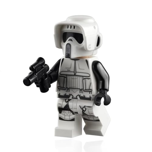 LEGO STAR WARS THE MANDALORIAN MINIFIGURA - IMPERIAL SCOUT TROOPER CON BICICLETA BLASTER Y SPEEDER 75292 - 3