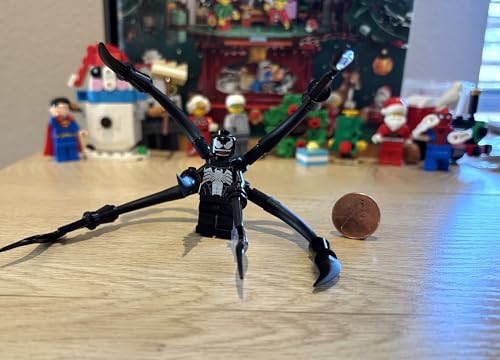 LEGO SUPER HEROES MINIFIGURA DE HOMBRE ARAÑA - VENOM CON CUCHILLAS ESPIGADAS Y AZULEJO MINIFIGURELAND - 2