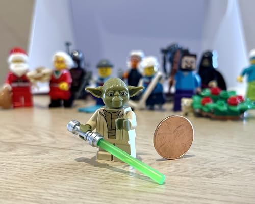 LEGO STAR WARS THE CLONE WARS MINIFIGURA - YODA CON BATA ABIERTA Y SABLE DE LUZ VERDE (75360) - 3