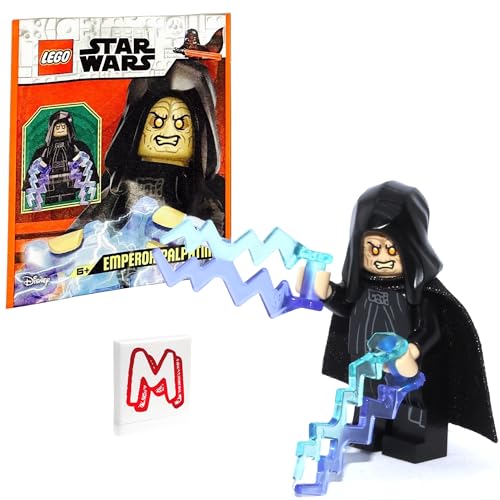 LEGO MINIFIGURA DE STAR WARS - EMPERADOR PALPATINE (CON DOS RAYOS ELÉCTRICOS) VERSIÓN 2021 - 1