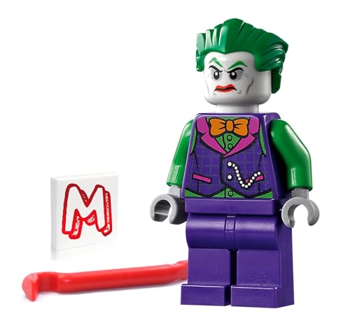 LEGO SUPER HEROES DC MINIFIGURA DE BATMAN - GUASÓN (CON CORBATA DE ARCO NARANJA) CON PALANCA 76119 - 2