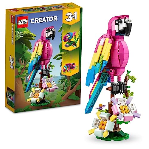 LEGO CREATOR 31144 - LORO ROSA EXÓTICO - 1