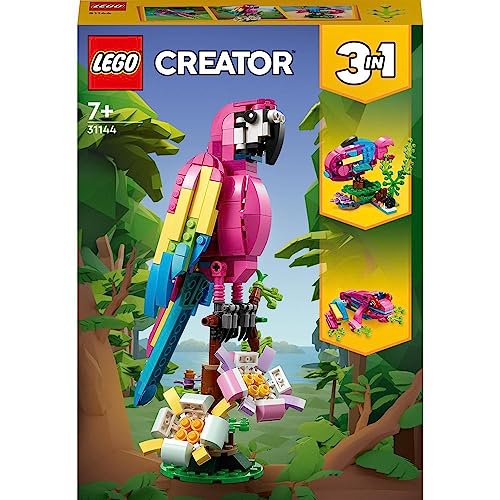 LEGO CREATOR 31144 - LORO ROSA EXÓTICO - 2