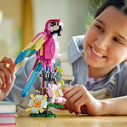 LEGO CREATOR 31144 - LORO ROSA EXÓTICO - 3