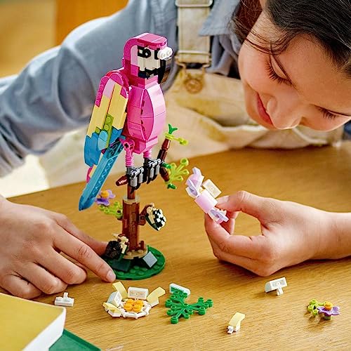 LEGO CREATOR 31144 - LORO ROSA EXÓTICO - 4