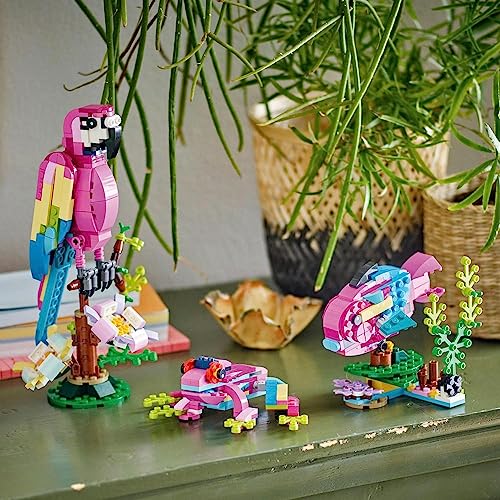 LEGO CREATOR 31144 - LORO ROSA EXÓTICO - 5